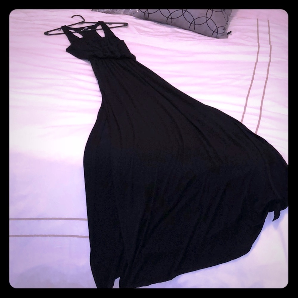 Drop Waist Maxi Dress with high slits